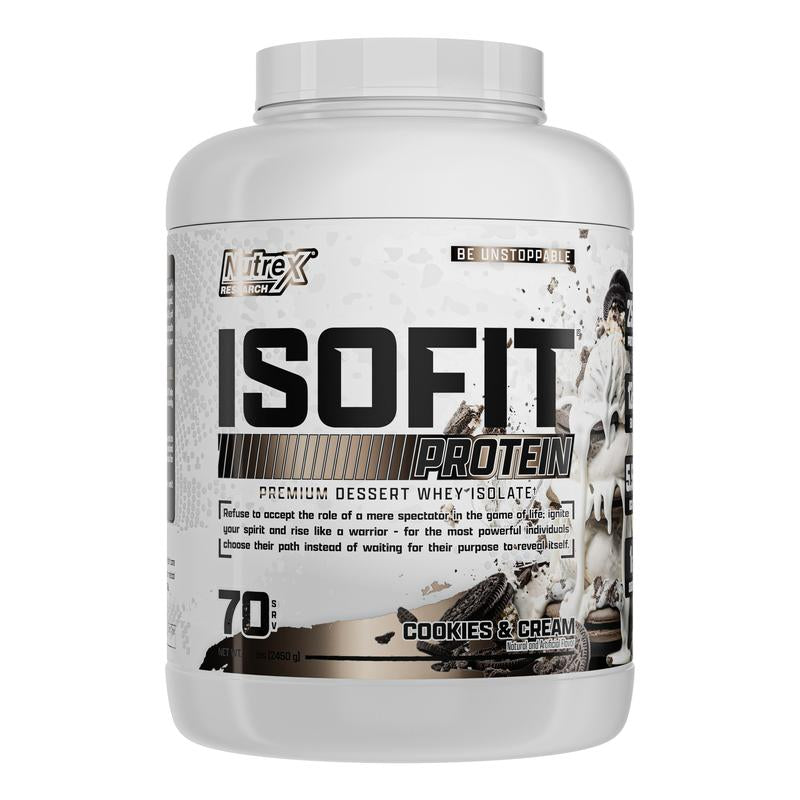 Nutrex Research Isofit Whey Protein Isolate Powder - 100% Whey Isolate Supplement