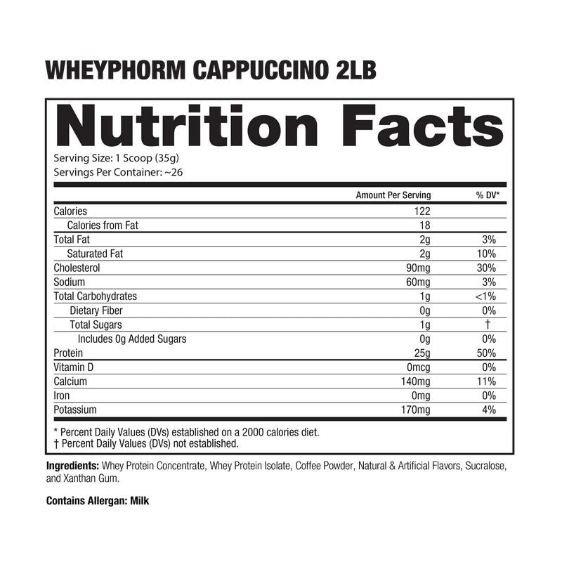 Dragon Pharma WHEYPHORM Whey Protein Blend (2Lbs) Supplement Powder
