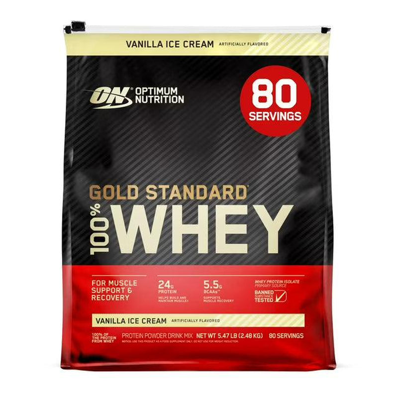 Optimum Nutrition Gold Standard 100% Whey Protein Powder - 5.64 Lbs
