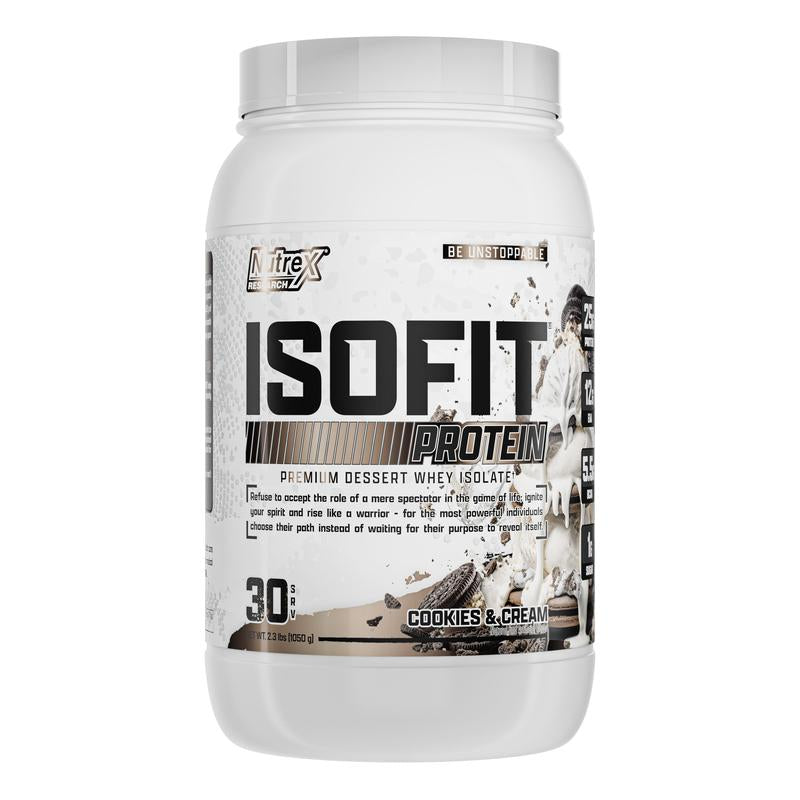 Nutrex Research Isofit Whey Protein Isolate Powder - 100% Whey Isolate Supplement