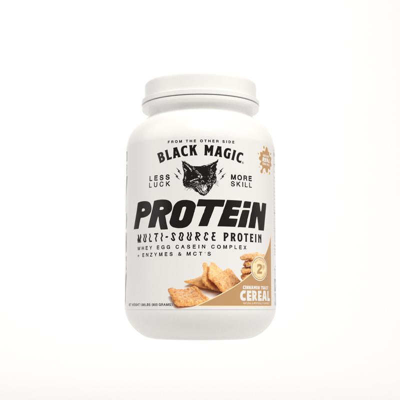 Black Magic Multi-Source Protein - Whey, Egg, Casein Complex with Enzymes & Mct'S Keto, Low Sugar Pre/Post Workout (25 Servings) Healthcare Milk