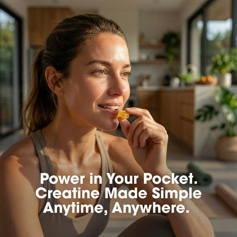 Optimum Nutrition Creatine Gummies (Pineapple) – 5G Creatine per Serving, 75 Gummies (25 Servings) – Muscle, Power, Strength & Training Volume Support + Post-Workout Recovery – No Mixing, Gluten Free, No Synthetic Colors | Creatine Gummies Women