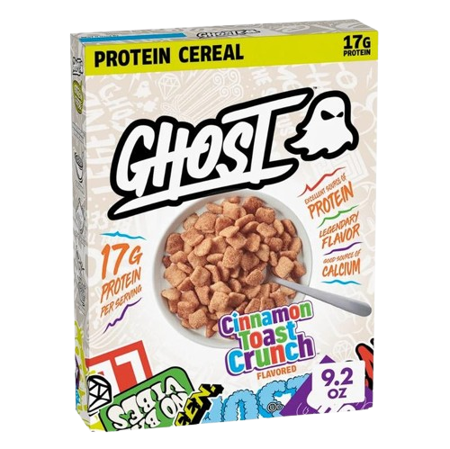 Ghost Protein Cereal - High Protein Cereal with 18G Protein - 10.8Oz Box
