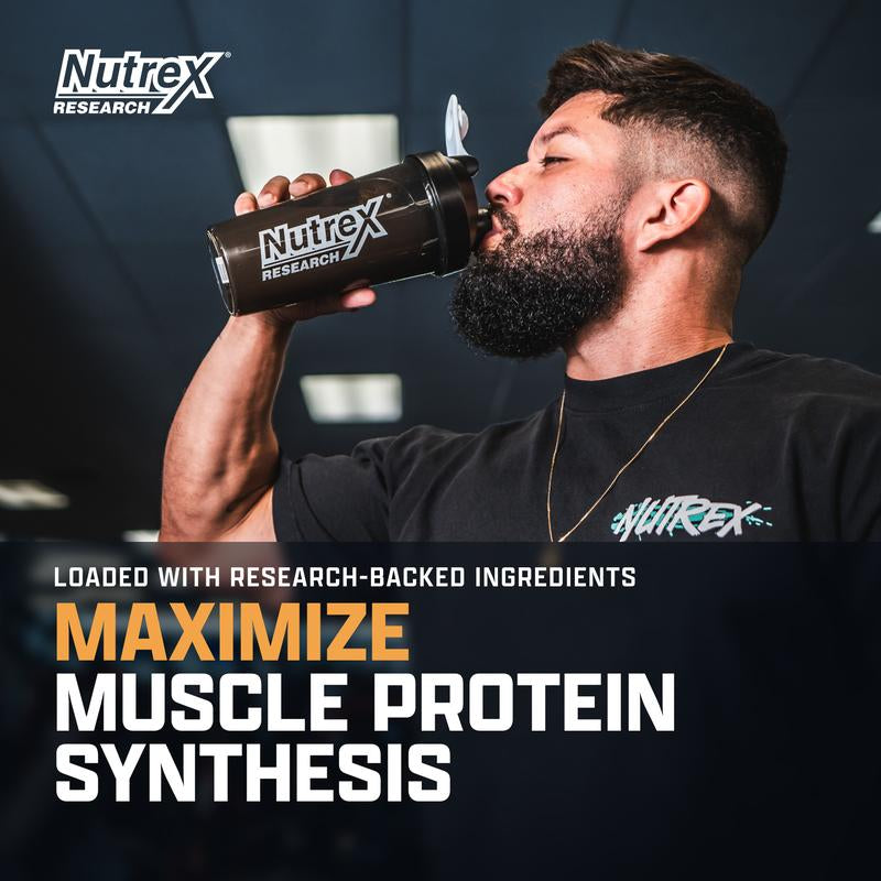 Nutrex Research EAA Hydration Post Workout Recovery Fruit Punch | Eaas + BCAA Powder | 8G Essential Amino Acids + Electrolytes | Muscle Recovery | 30 Servings Supplement Drink