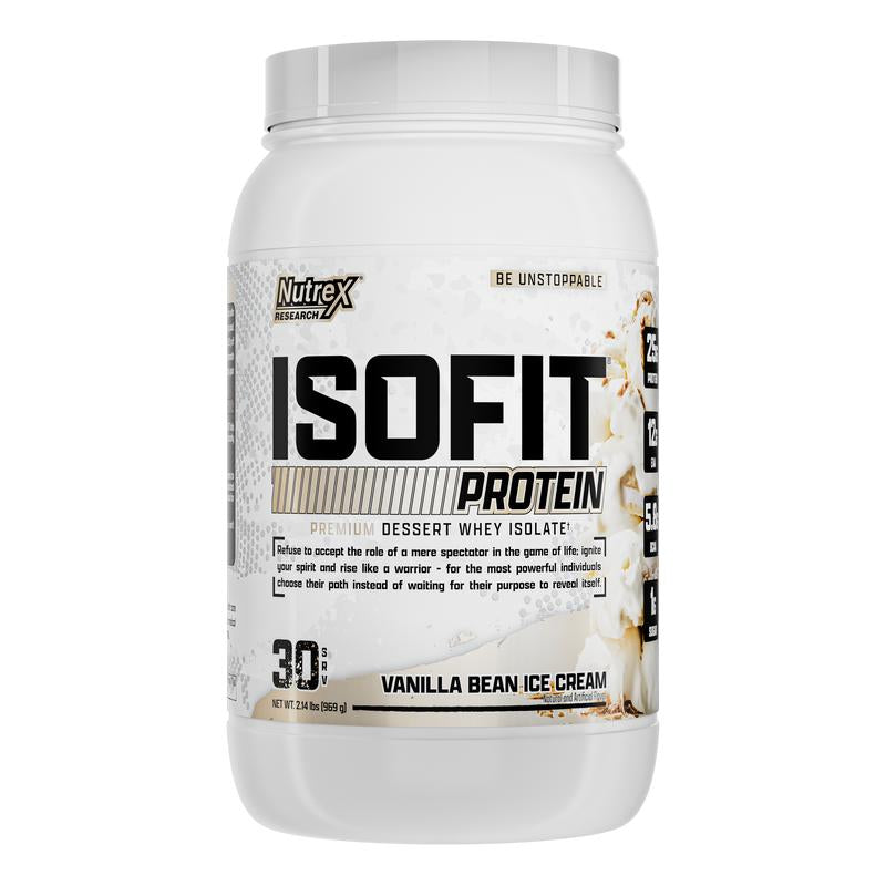 Nutrex Research Isofit Whey Protein Isolate Powder - 100% Whey Isolate Supplement