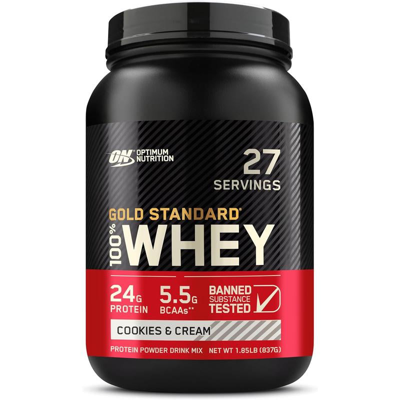 Optimum Nutrition Gold Standard 100% Whey Protein Powder (2Lbs)