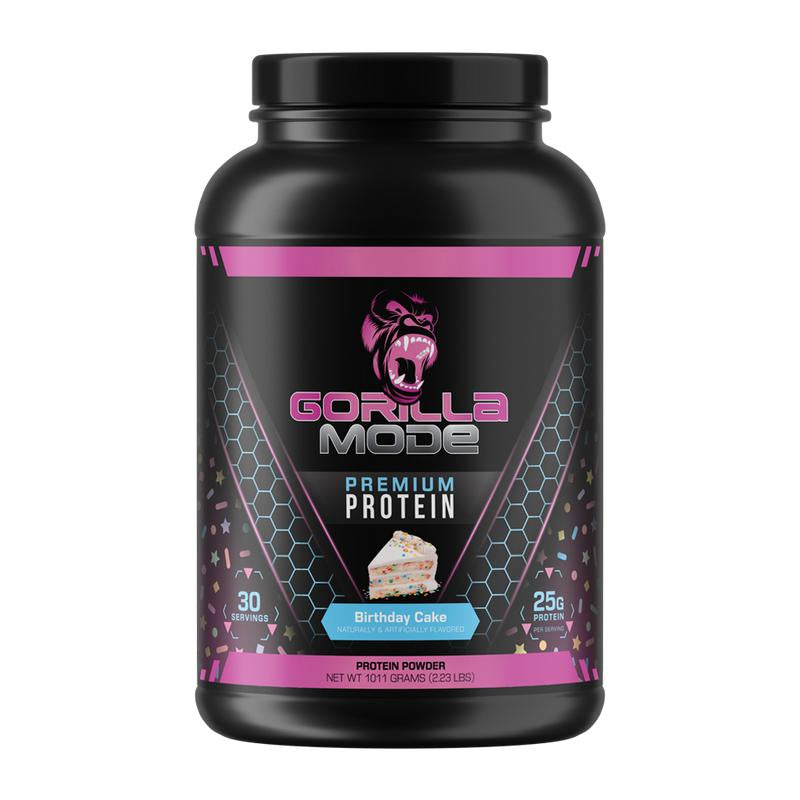 Gorilla Mode Premium Whey Protein - Whey Protein Isolate & Concentrate - Protein Powder for Post Workout Recovery & Meal Replacement (30 Servings)