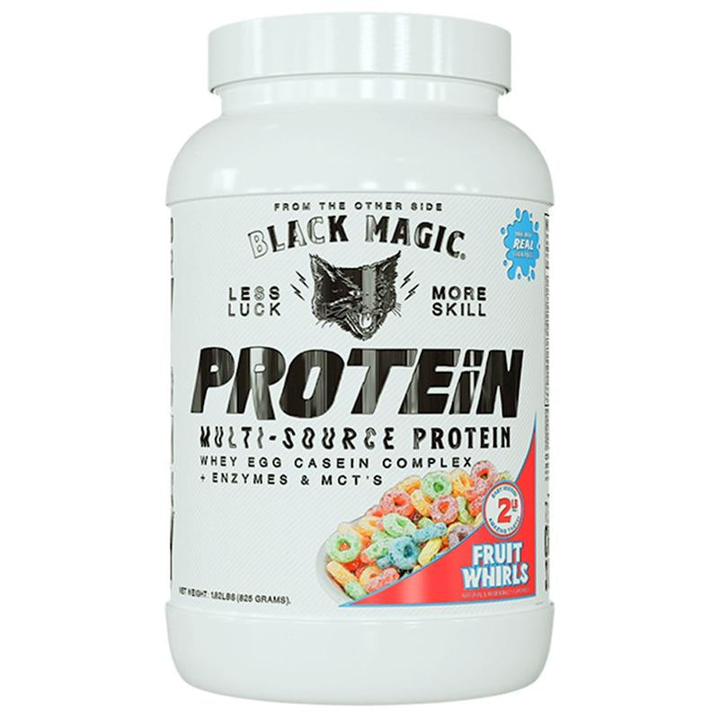 Black Magic Multi-Source Protein - Whey, Egg, Casein Complex with Enzymes & Mct'S Keto, Low Sugar Pre/Post Workout (25 Servings) Healthcare Milk