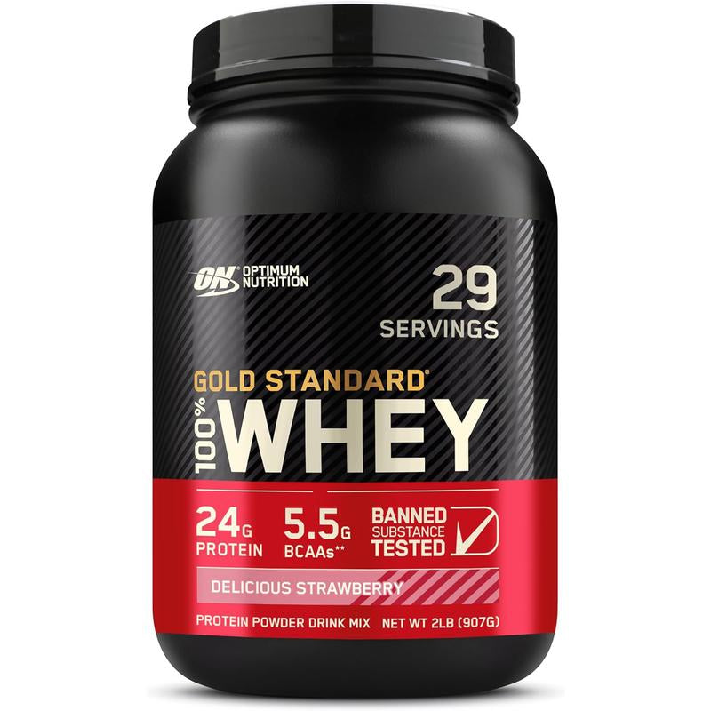 Optimum Nutrition Gold Standard 100% Whey Protein Powder (2Lbs)