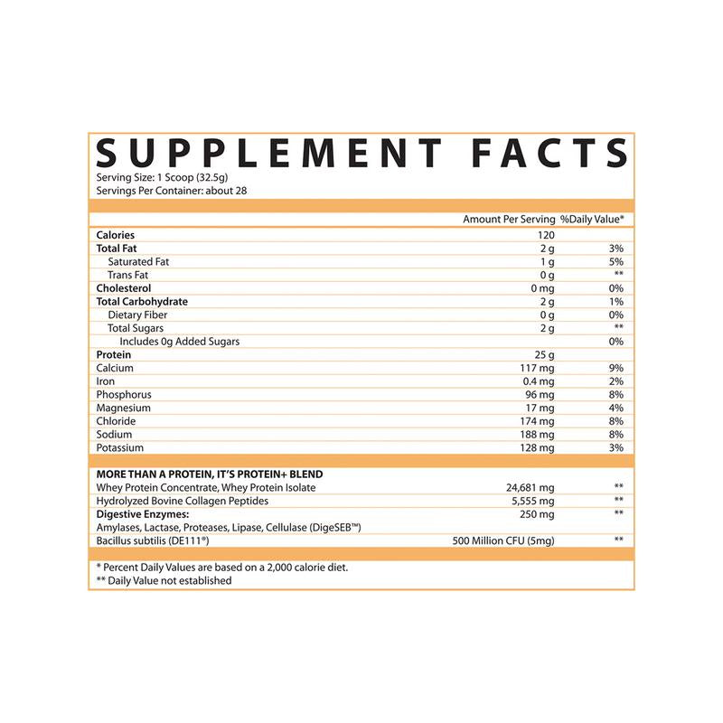 Inspired Nutra Protein+ - Whey + Collagen Peptides