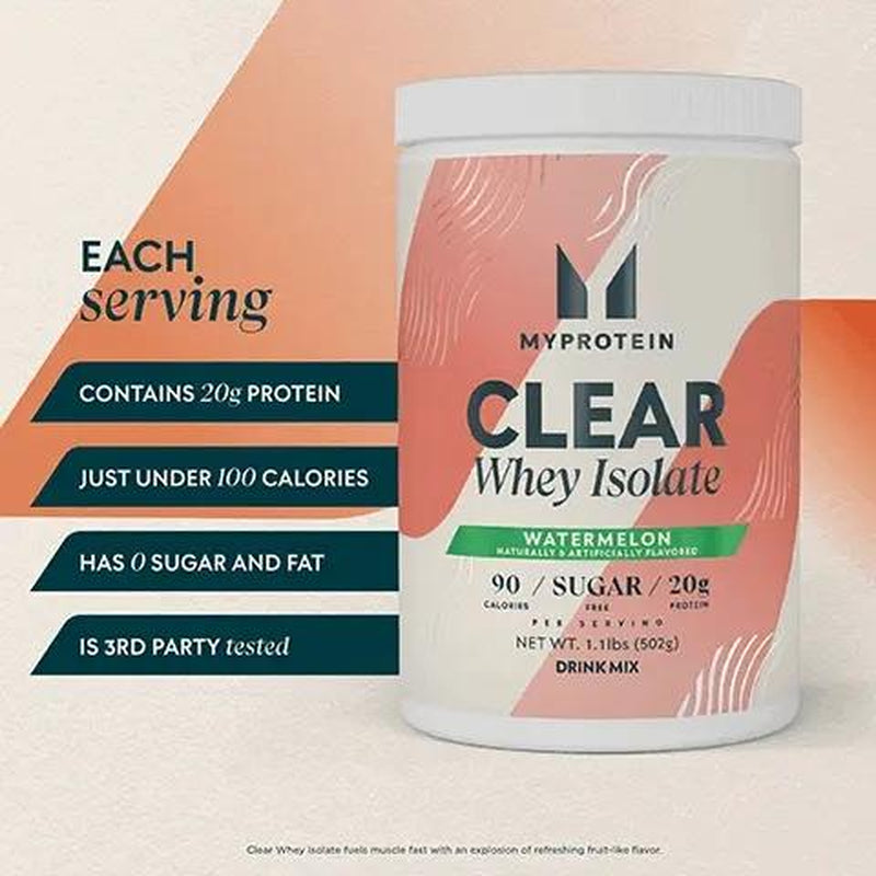 Myprotein Clear Whey Isolate Rocket Pop - 20G Protein, 90 Calories, Sugar-Free, Hydrolyzed Whey, Edible, Healthcare Supplement