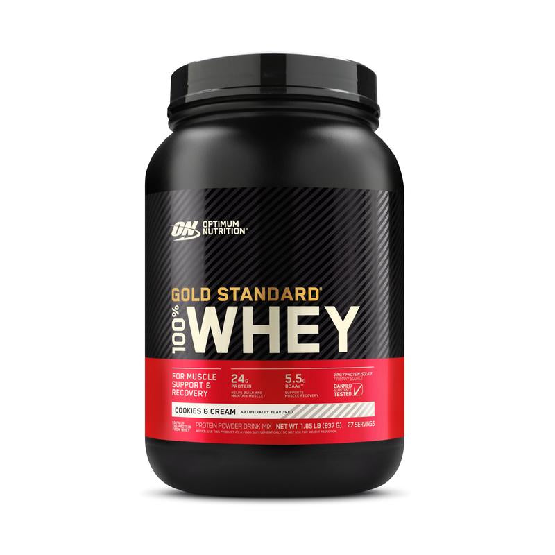 Optimum Nutrition Gold Standard 100% Whey Protein Powder, 2 Lbs Healthcare Fitness