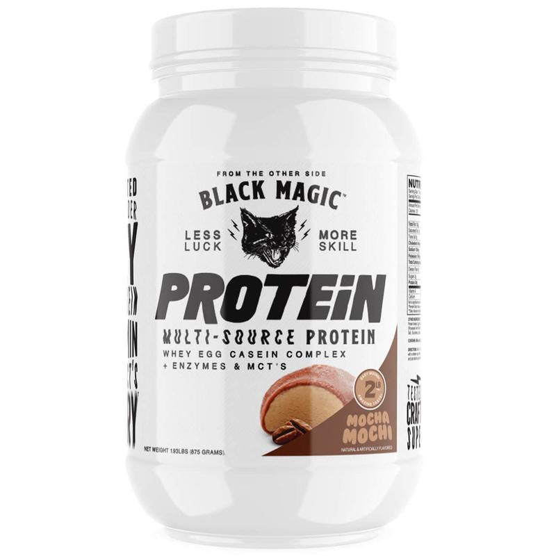 Black Magic Multi-Source Protein - Whey, Egg, Casein Complex with Enzymes & Mct'S Keto, Low Sugar Pre/Post Workout (25 Servings) Healthcare Milk