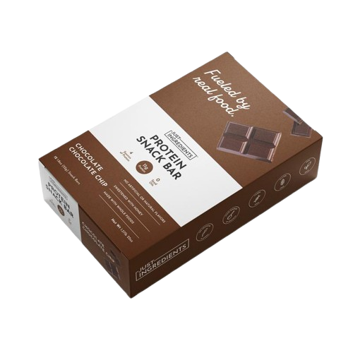 Just Ingredients Protein Snack Bar Chocolate Chip 12 Pack