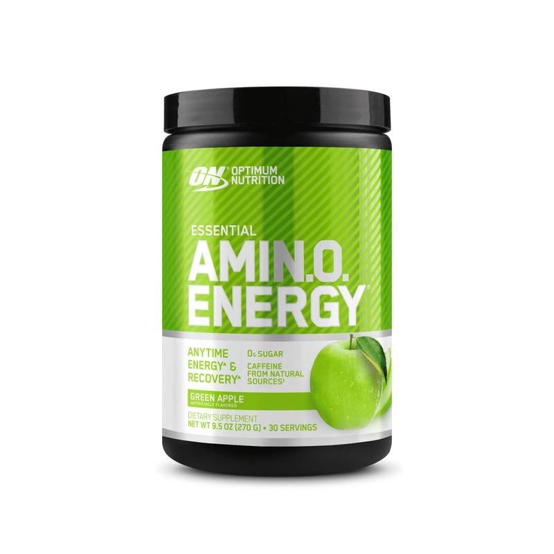 Optimum Nutrition Essential AMIN.O. Energy 30 Servings Supplement Dietary Blue Raspberry Flavor 100Mg Caffeine & 5G Amino Acids for Energy & Muscle Recovery