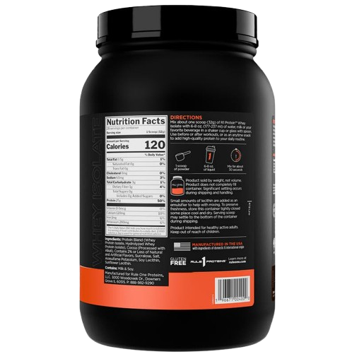 Rule 1 R1 Protein Whey Isolate – 25G Protein