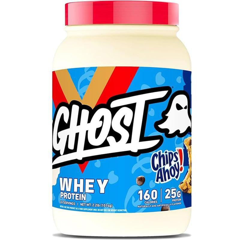 GHOST Whey Protein Powder - 2LB Tub, 25G of Protein - Flavored Isolate, Concentrate & Hydrolyzed Whey Protein Blend - Post Workout Shakes