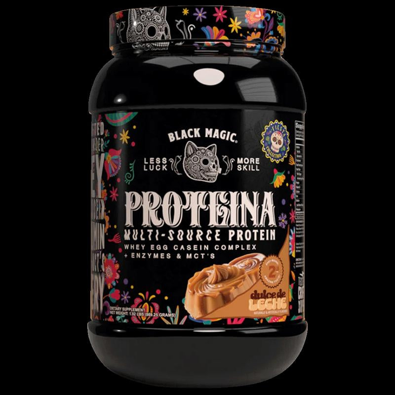 Black Magic Multi-Source Protein - Whey, Egg, Casein Complex with Enzymes & Mct'S Keto, Low Sugar Pre/Post Workout (25 Servings) Healthcare Milk