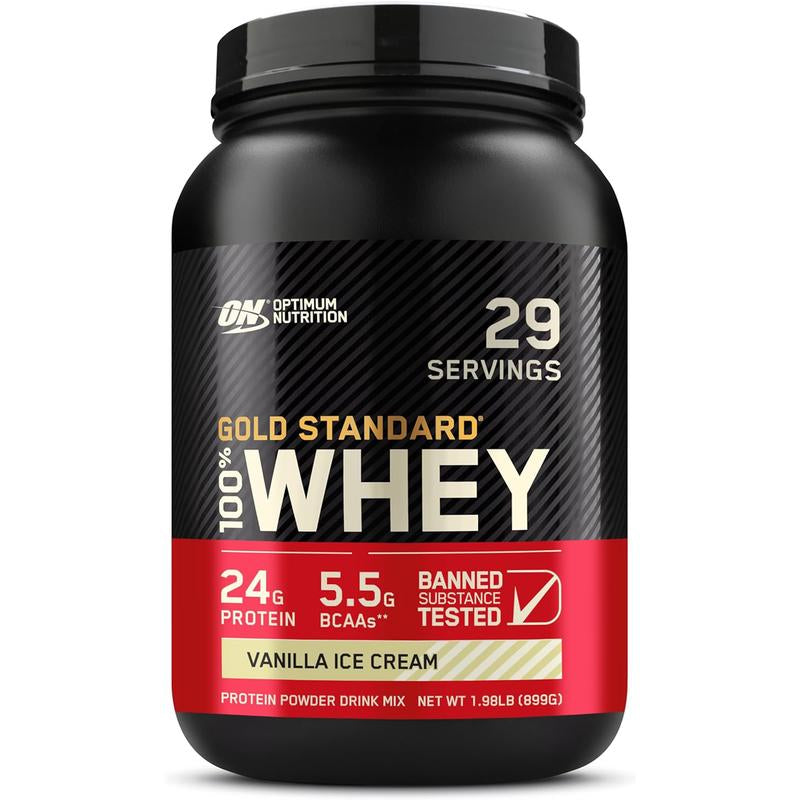 Optimum Nutrition Gold Standard 100% Whey Protein Powder (2Lbs)