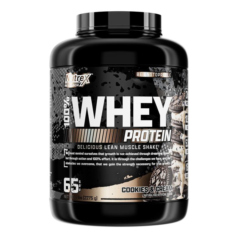 Nutrex Research 100% Whey Protein Powder Supplement