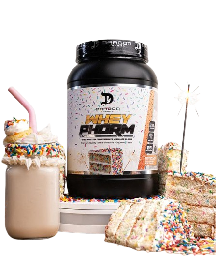 Dragon Pharma Wheyphorm Birthday Cake Whey Protein Blend 0,5KG Supplement Powder