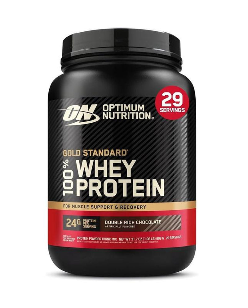 Optimum Nutrition Gold Standard 100% Whey Protein 2 Lbs - 24G Protein 5.5G Bcaas for Muscle Health & Fitness