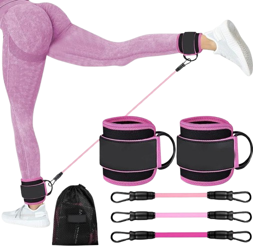 Kit Bootie Flex Bands, tobilleras para entrenar gluteos y piernas en casa