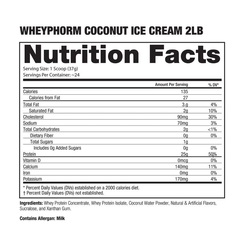 Dragon Pharma WHEYPHORM Whey Protein Blend (2Lbs) Supplement Powder