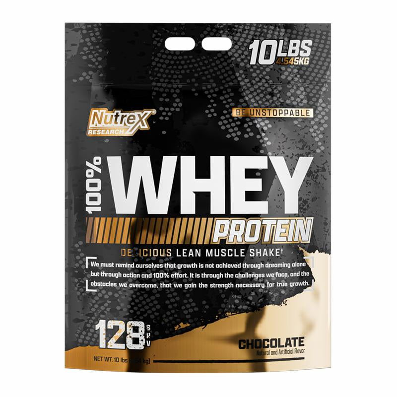 Nutrex 100% Whey Protein - 24G Protein, 11G Eaa'S, 5G Bcaa'S - 128 Servings (10 LBS)