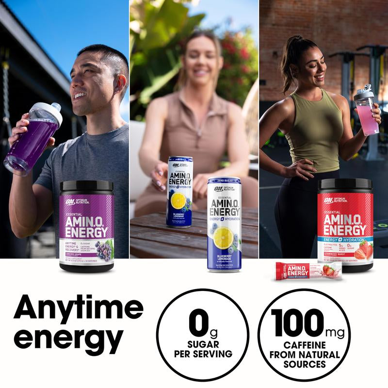 Optimum Nutrition Essential AMIN.O. Energy, 65 Servings Supplement Dietary
