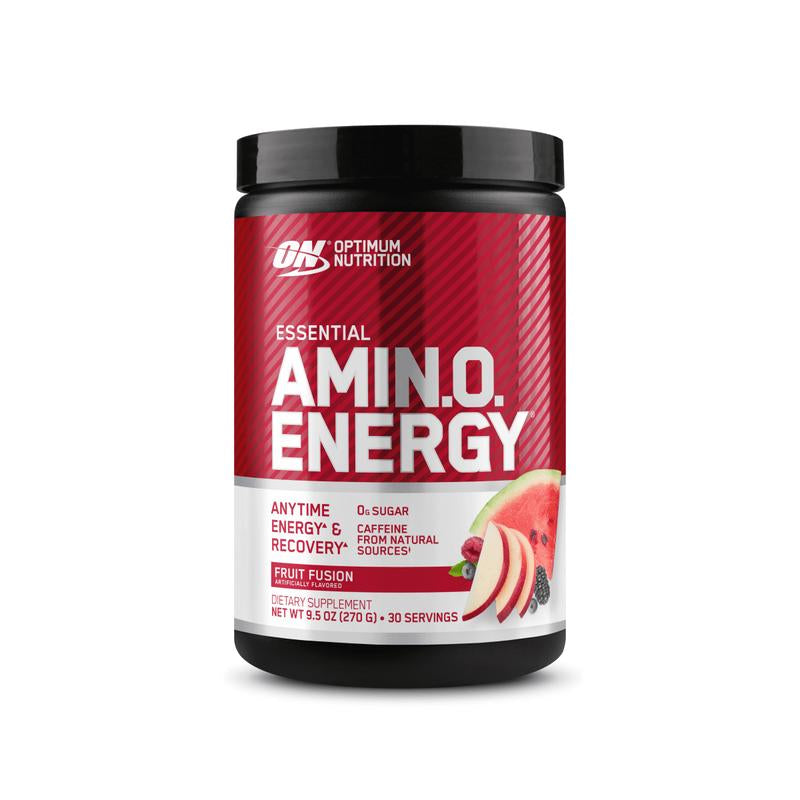 Optimum Nutrition Essential AMIN.O. Energy 30 Servings Supplement Dietary Blue Raspberry Flavor 100Mg Caffeine & 5G Amino Acids for Energy & Muscle Recovery
