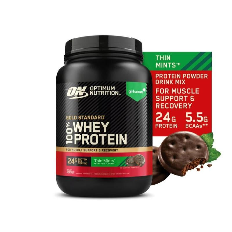 (Choose Your Flavor) Optimum Nutrition Gold Standard 100% Whey Protein Powder, Vanilla Ice Cream, 1.5 Lb Tub, 22 Servings