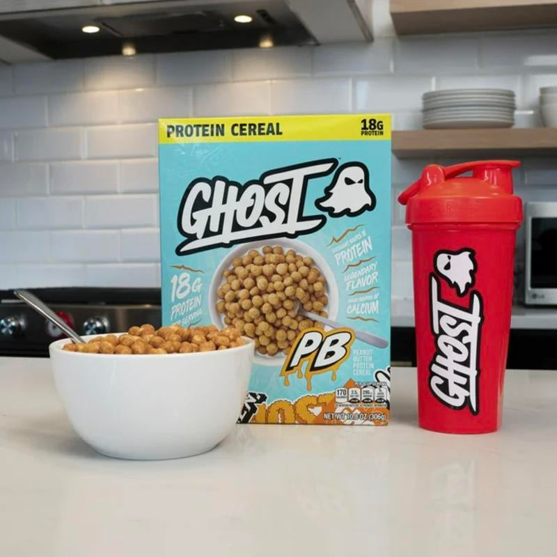 Ghost Protein Cereal - High Protein Cereal with 18G Protein - 10.8Oz Box