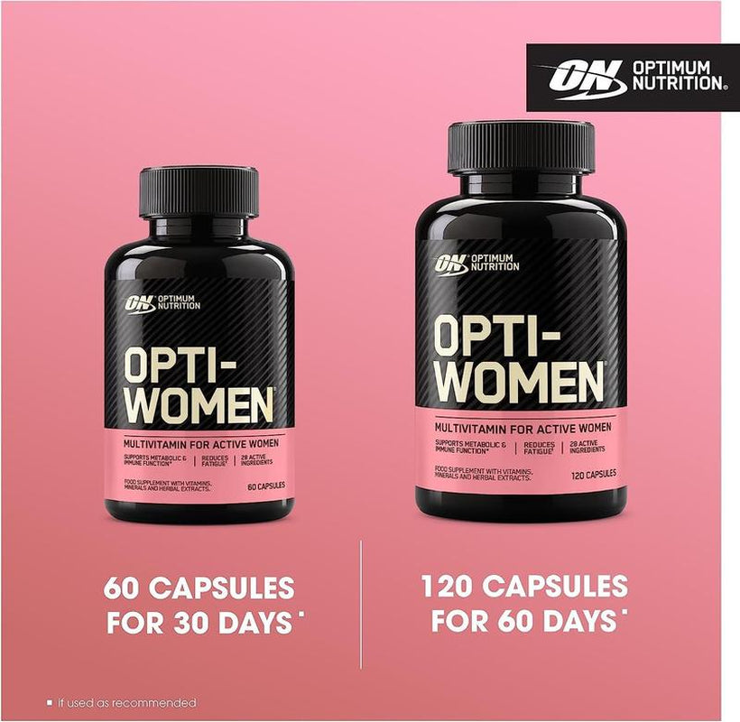 Optimum Nutrition Opti-Women, Vitamin C, Zinc and Vitamin D for Immune Support Healthcare Supplement