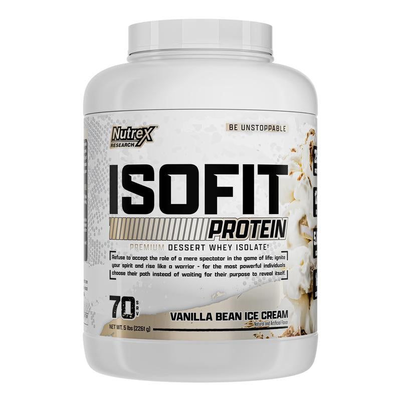 Nutrex Research Isofit Whey Protein Isolate Powder - 100% Whey Isolate Supplement