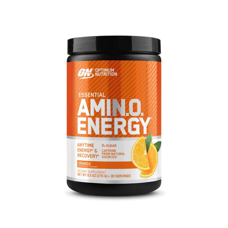 Optimum Nutrition Essential AMIN.O. Energy 30 Servings Supplement Dietary Blue Raspberry Flavor 100Mg Caffeine & 5G Amino Acids for Energy & Muscle Recovery