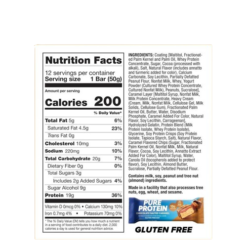 Pure Protein Chocolate Salted Caramel Protein Bar