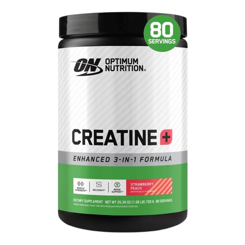 Optimum Nutrition CREATINE + STRAW PEACH Supplement Fitness Vitamin Dietary Healthcare Muscle Smooth