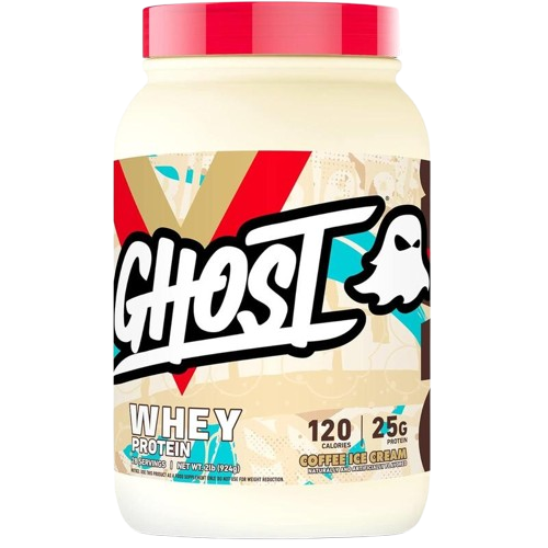 GHOST Whey Protein Powder - 2LB Tub, 25G of Protein - Flavored Isolate, Concentrate & Hydrolyzed Whey Protein Blend - Post Workout Shakes